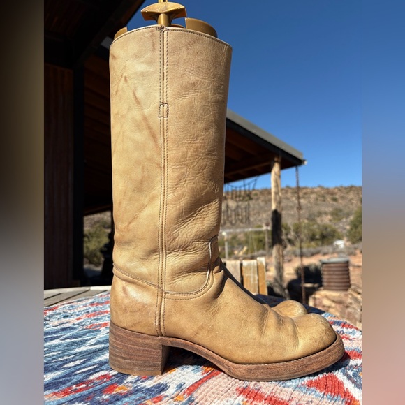 Frye 60s-70s Campus Vintage Black Label Boots - Picture 6 of 16